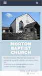 Mobile Screenshot of mortonbaptist.org